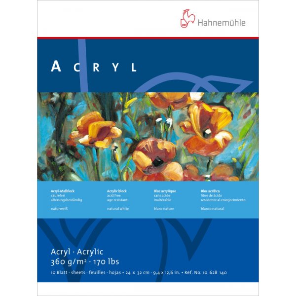 Bloc acrylique Hahnemhle 360g