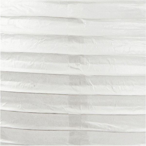 Lampe en papier - Blanc - Ronde - 20 cm