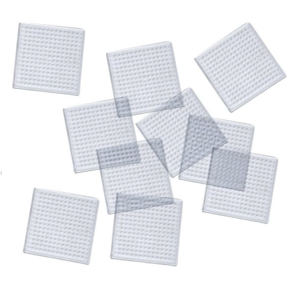 Assiettes paquet de 10 petits carrs