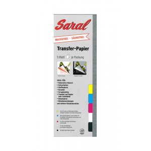 Papier Saral - Graphite - 5 feuilles 21,6*27,9cm Papier Saral - Graphite - 5 feuilles 21,6*27,9cm