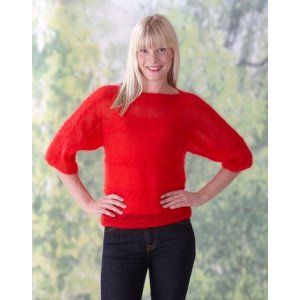 Patron tricot - Pull femme avec tresses tricotées en travers Patron tricot - Pull femme avec tresses tricotées en travers