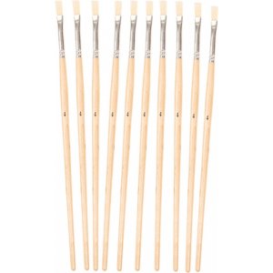 Brosse à poils no. 4 à 10 pièces Brosse à poils no. 4 à 10 pièces