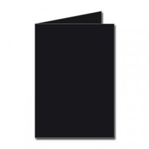 Carte Double Pollen 111x158 - Paquet de 25 - Noir Carte Double Pollen 111x158 - Paquet de 25 - Noir
