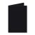 Carte Double Pollen 111x158 - Paquet de 25 - Noir Carte Double Pollen 111x158 - Paquet de 25 - Noir