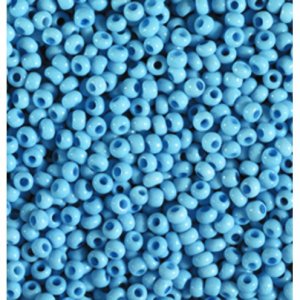 Rocailles opaques - bleu pastel Rocailles opaques - bleu pastel