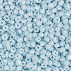 Perles de rocaille - bleu clair - 25 g Perles de rocaille - bleu clair - 25 g