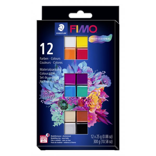 Pâte à modeler Fimo Professional 12 x 25 g Pâte à modeler Fimo Professional 12 x 25 g
