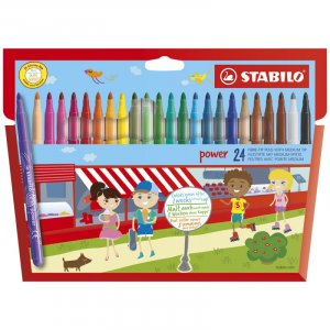 Crayons fibre Power - paquet de 24 Crayons fibre Power - paquet de 24