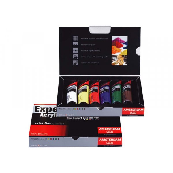 Peinture acrylique Amsterdam Expert 20 ml - 6 Tubes
