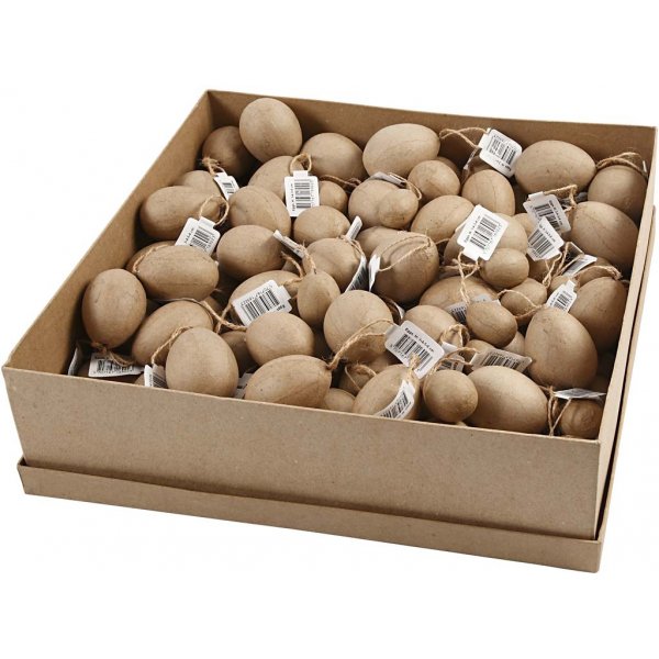 Oeufs - papier mch - 140 pcs