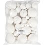 Boules de flirt - blanches - diffrentes tailles - 42 pcs