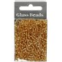 Perles de rocaille - dores - 25 g