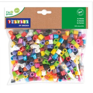 Perles de pipe XL Color mix "I'm Green" - 500 pcs Perles de pipe XL Color mix "I'm Green" - 500 pcs