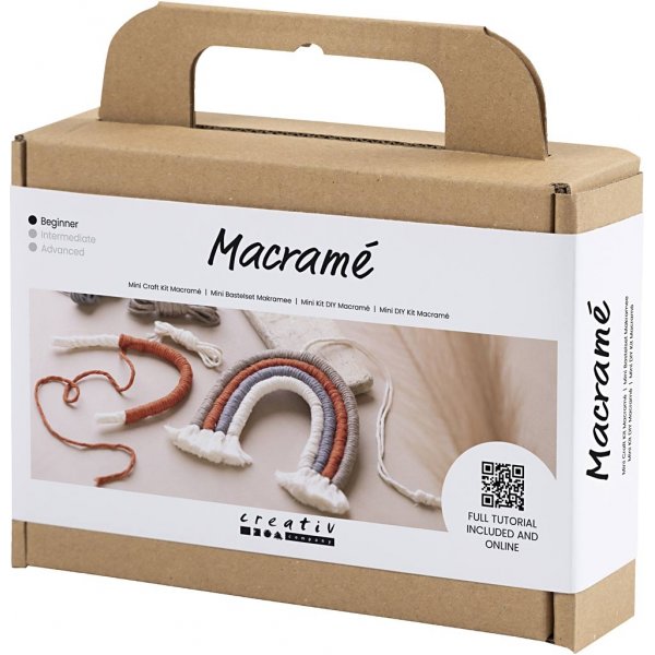 Mini Kit DIY Macramé - Arc-en-ciel