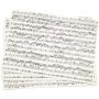 Carte avec impression - partitions - A4 - 10 feuilles