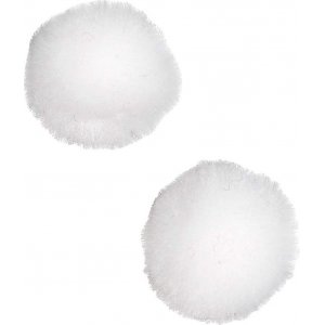 Pompons - blanc - 100 pcs Pompons - blanc - 100 pcs