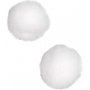 Pompons - blanc - 100 pcs