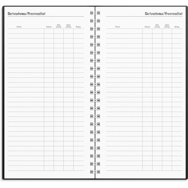 Calendrier 24/25 - Grande Anne d'Etude - Basic plastique noir