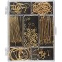 Ensemble de matriaux bijoux - or