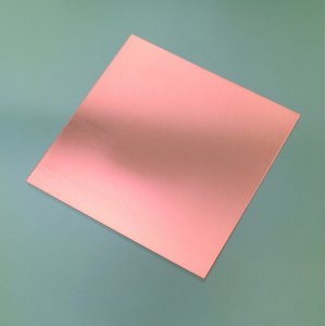 Plaque de cuivre 120 x 120 mm Plaque de cuivre 120 x 120 mm