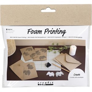 Mini kit DIY - Carte avec imprimé colombe Mini kit DIY - Carte avec imprimé colombe
