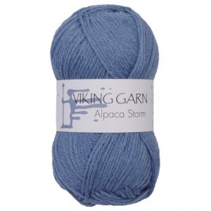 Fil Viking Alpaca Storm 50g - Bleu (523) Fil Viking Alpaca Storm 50g - Bleu (523)