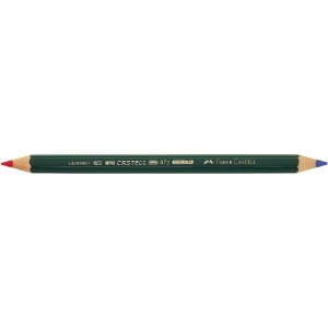 Crayon de couleur Castell Color Thick - Rouge/Bleu Crayon de couleur Castell Color Thick - Rouge/Bleu