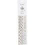 Bandes toiles - or - blanc - 6,5+11,5 cm, 48 bandes
