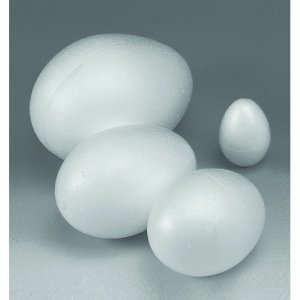 Oeufs en polystyrène 45 mm - paquet de 20 Oeufs en polystyrène 45 mm - paquet de 20