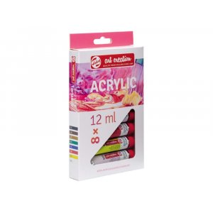 Peintures acryliques Art Creation Color set 12 ml - 8 couleurs Peintures acryliques Art Creation Color set 12 ml - 8 couleurs
