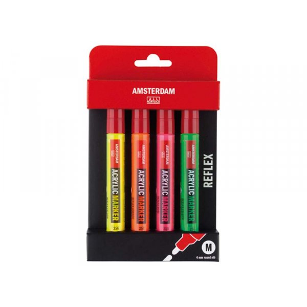 Amsterdam Marker Reflex - 4 stylos