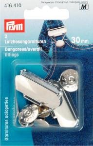 Pantalon/salopette de menuisier boucle acier couleur argent 30 mm 2 pcs Pantalon/salopette de menuisier boucle acier couleur argent 30 mm 2 pcs