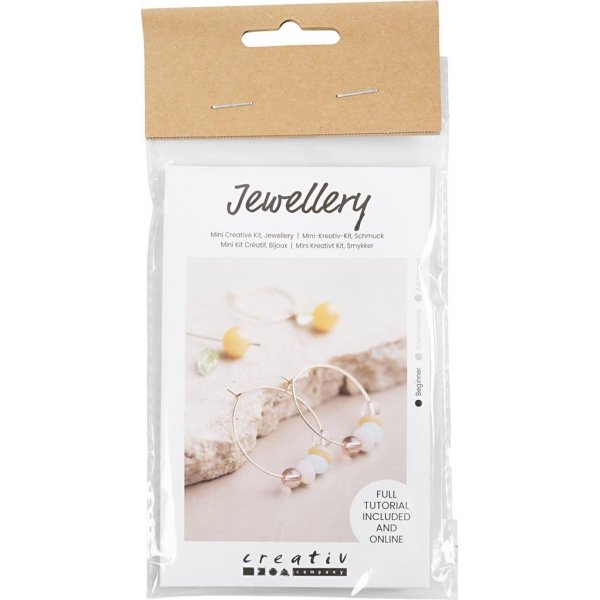 Mini DIY Kit Bijoux - Croles avec perles