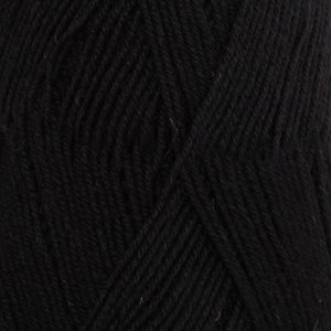 Fil DROPS Fabel Uni Color - 50g - Noir (400) Fil DROPS Fabel Uni Color - 50g - Noir (400)