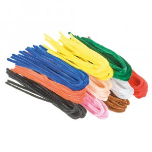 Cure-pipe 8 mm 50 cm 100 pcs - Couleurs mélangées Cure-pipe 8 mm 50 cm 100 pcs - Couleurs mélangées