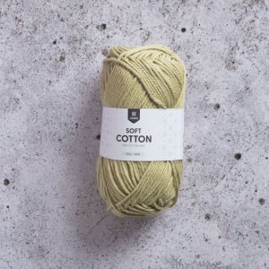 Coton doux 50g - Vert kaki Coton doux 50g - Vert kaki
