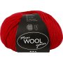 Fil de laine - rouge - 100 g