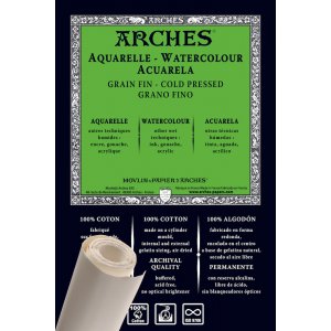 Papier aquarelle Pressé à froid Rouleau Arches 356g - 9 mx 130 cm Papier aquarelle Pressé à froid Rouleau Arches 356g - 9 mx 130 cm