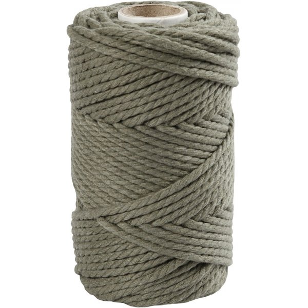 Fil macramé - vert mousse - Ø4 mm - 55 m Fil macramé - vert mousse - Ø4 mm - 55 m
