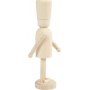 Figure avec pied - bois
