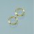 Boucle pour anneau ø 9 mm - plaqué or 10 pièces Boucle pour anneau ø 9 mm - plaqué or 10 pièces