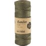 Corde de bambou, marron olive, 65 m