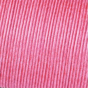 Cordon coton ciré rose clair Cordon coton ciré rose clair