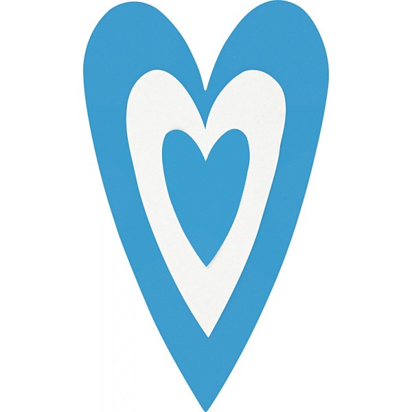 Poinons couche sur couche - Coeurs - 3 pcs