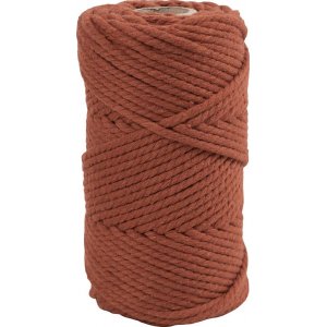 Fil macramé - orange brûlé - Ø4 mm - 55 m Fil macramé - orange brûlé - Ø4 mm - 55 m