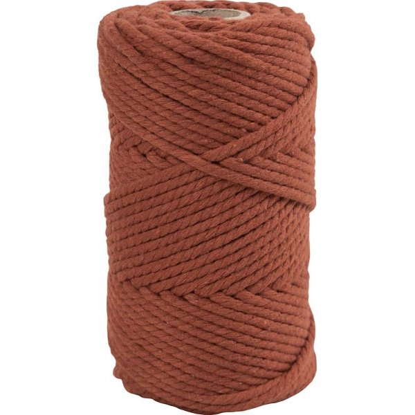 Fil macram - orange brl - 4 mm - 55 m