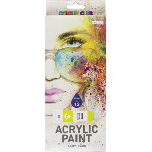 Peinture acrylique Color Club 12X12 Ml Peinture acrylique Color Club 12X12 Ml