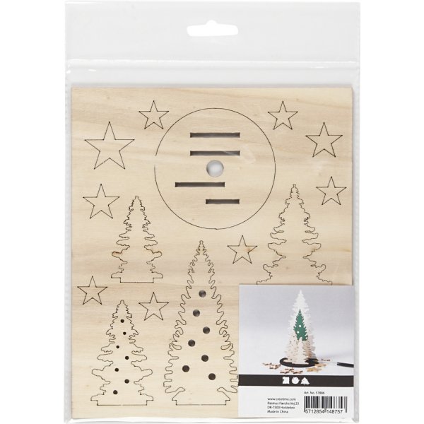 Figurines en bois  faire soi-mme - Sapins de Nol