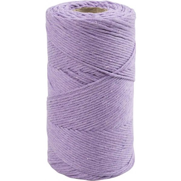 Fil macram, violet, 198 m