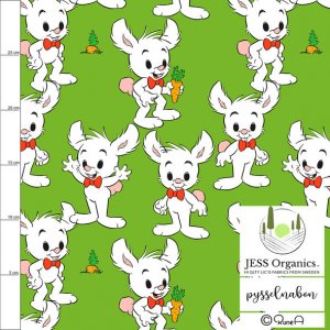 Tissu tricoté - Lilleskutt avec carotte Tissu tricoté - Lilleskutt avec carotte